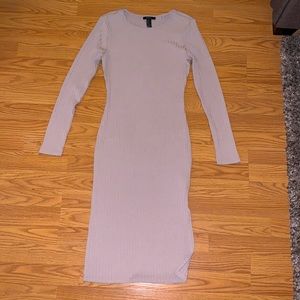 Beige MIDI dress